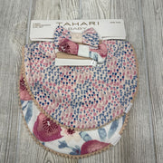 NEW 2 Pk Bibs & Headwraps Flowers