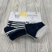 NEW 6 Pk Socks Stripes 3-12m