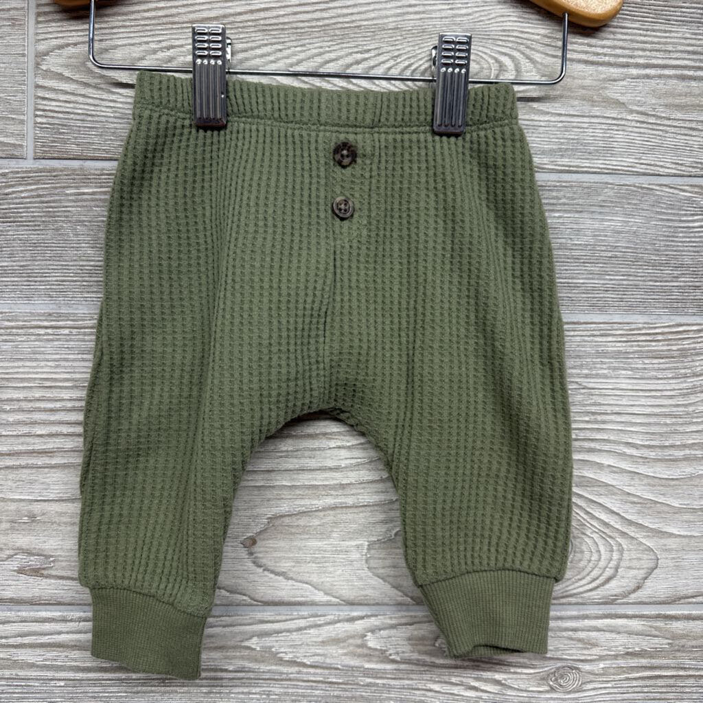 Waffle Knit Harem Pants 0-3m