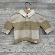 NEW LS Polo Shirt Stripes 0-3m