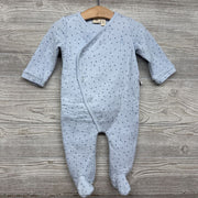 NEW Side Button Quilted Coverall W/ Bonnet Stars 3-6m