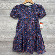 NEW LS Dress Flowers 7-8