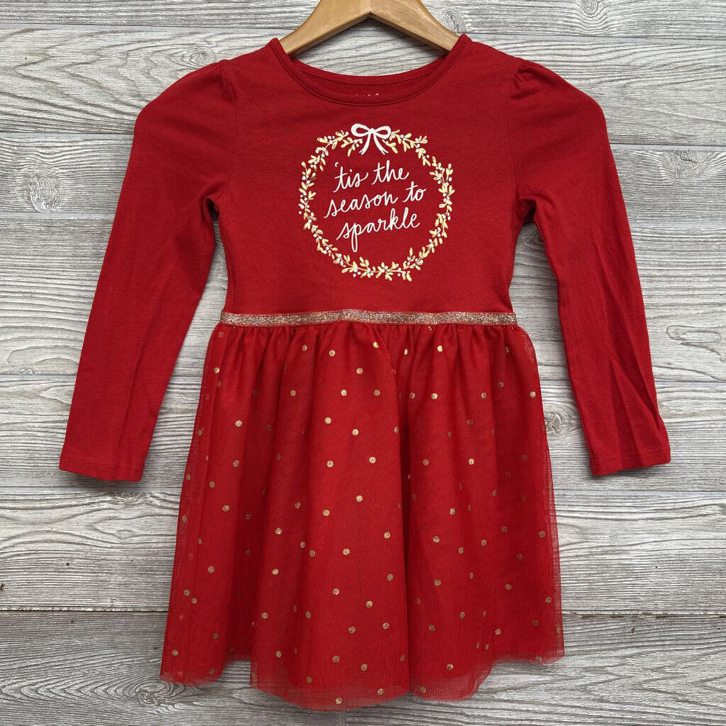 Tulle LS Dress Tis The Season To Sparkle 6