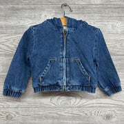Lined Denim Jacket W/ Hood 18M