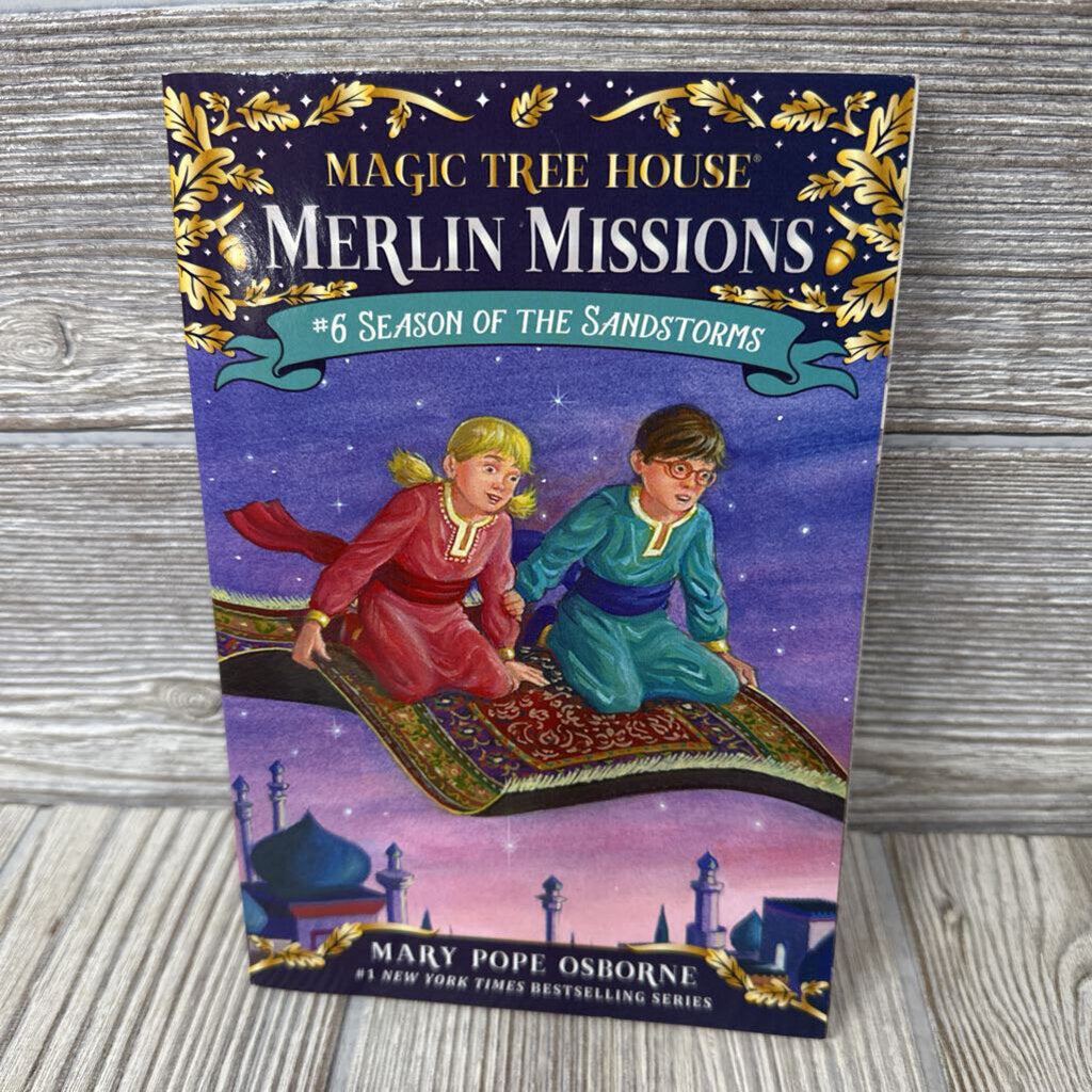 Magic Treehouse Merlin Missions #6 Season Of The Sandstorms Book