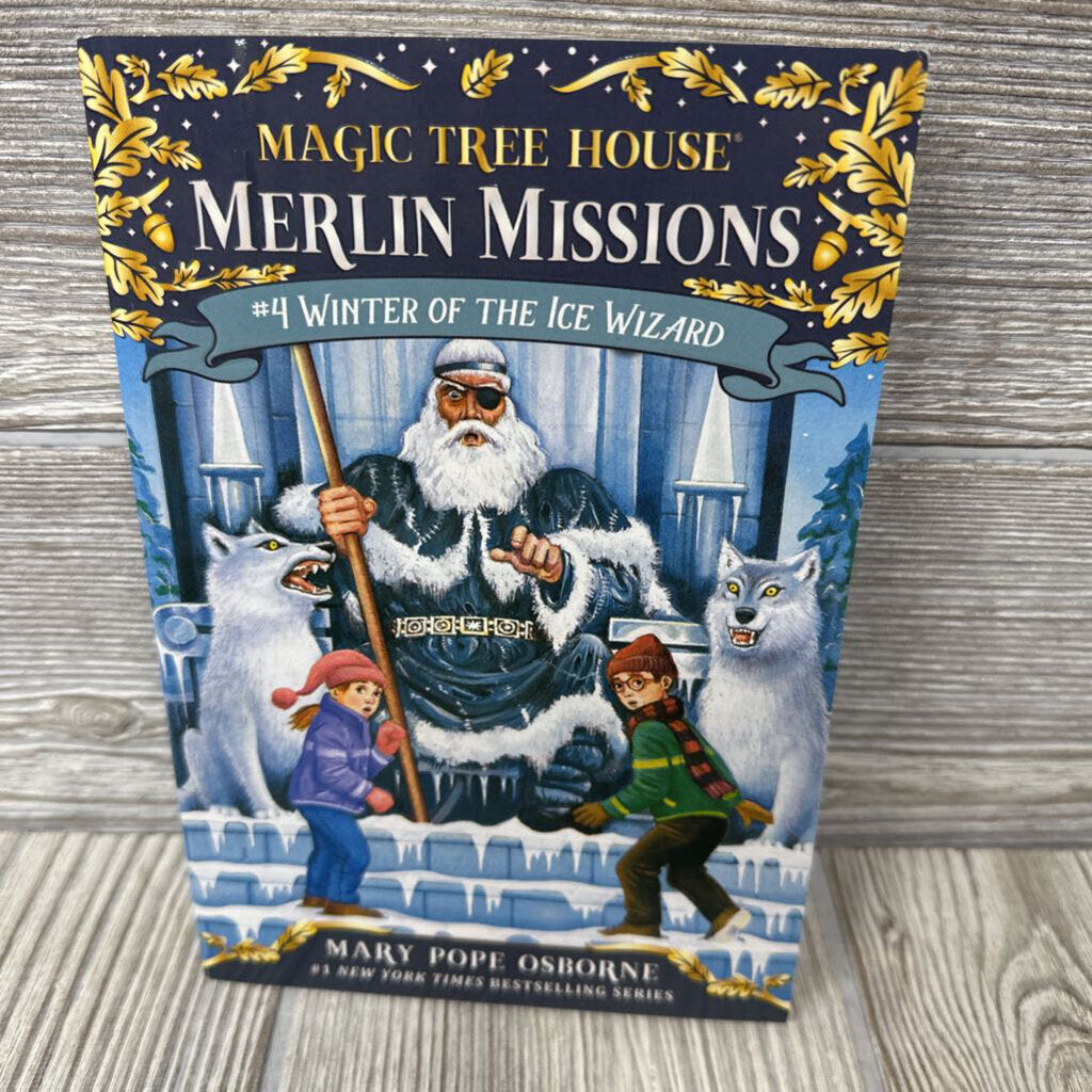 Magic Treehouse Merlin Missions #4 Winter Of The Ice Wizard Book