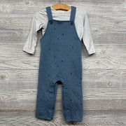 Overalls & LS Shirt Animals 18M