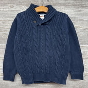 Cable Knit Sweater Shawl Collar 5t