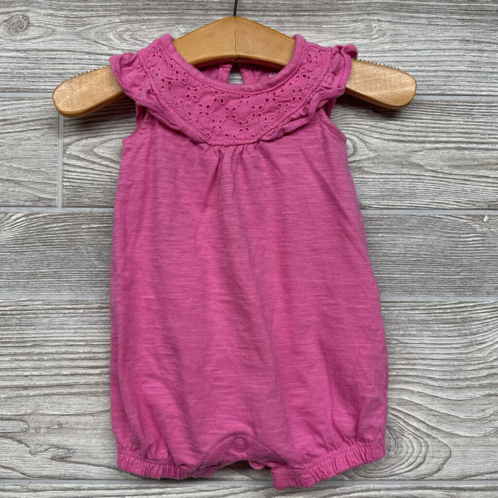 Romper Eyelet Ruffle 3M