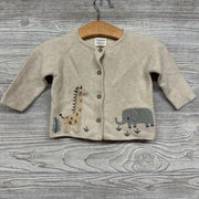 Animal Safari Embroidered Cardigan Sweater 3M