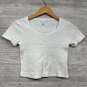 Scoop Neck Button Up 10