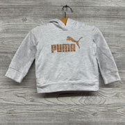 Hooded Shirt Glitter Logo 12M