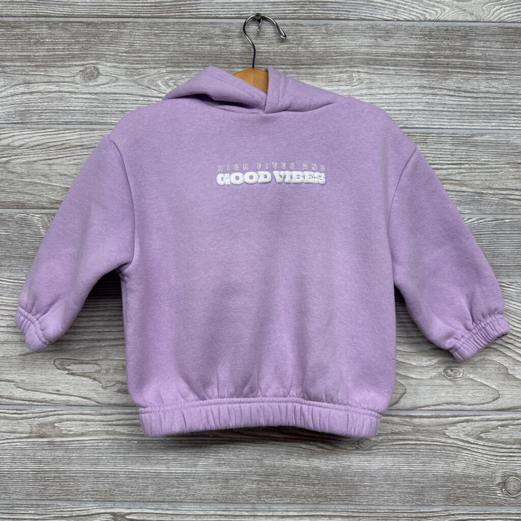 Hooded Sweatshirt High Fives & Good Vibes 3t