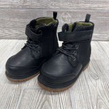 Side Zip Velcro Work Boots 6c