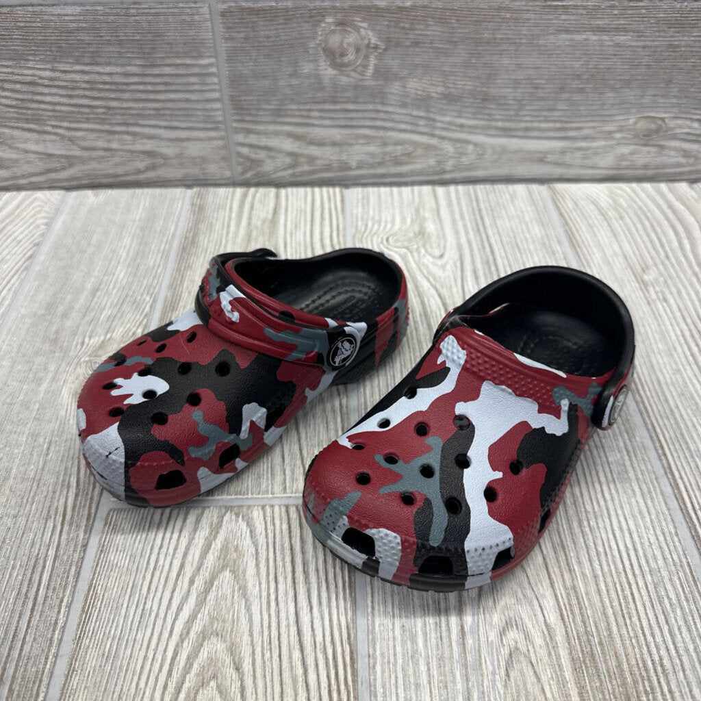 Camo Clog Shoes 8c