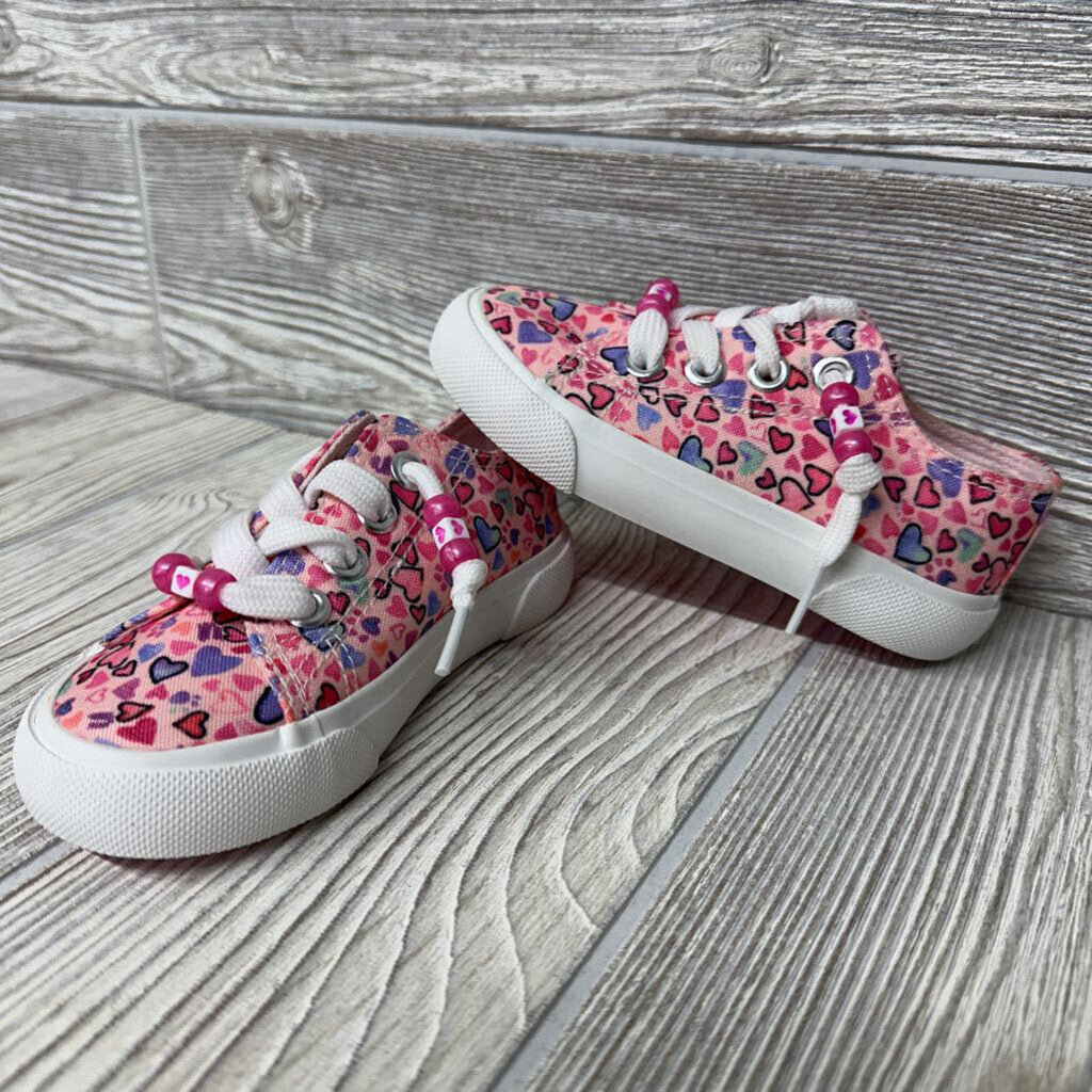 Nw/oT Canvas Shoes Hearts 7c