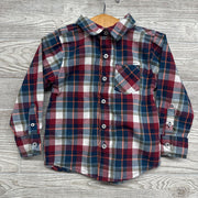 Plaid Button Up Dress Shirt 2t
