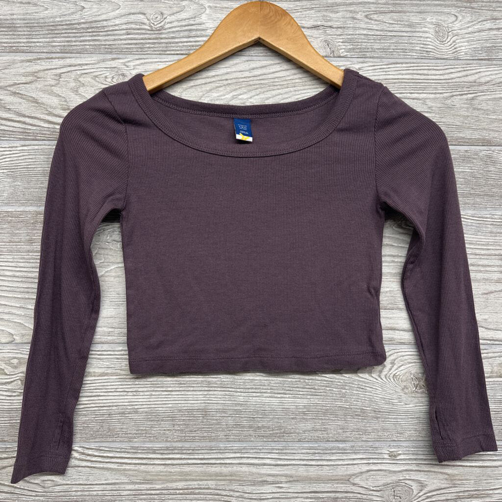 Boxy Crop LS Ribbed Shirt 6
