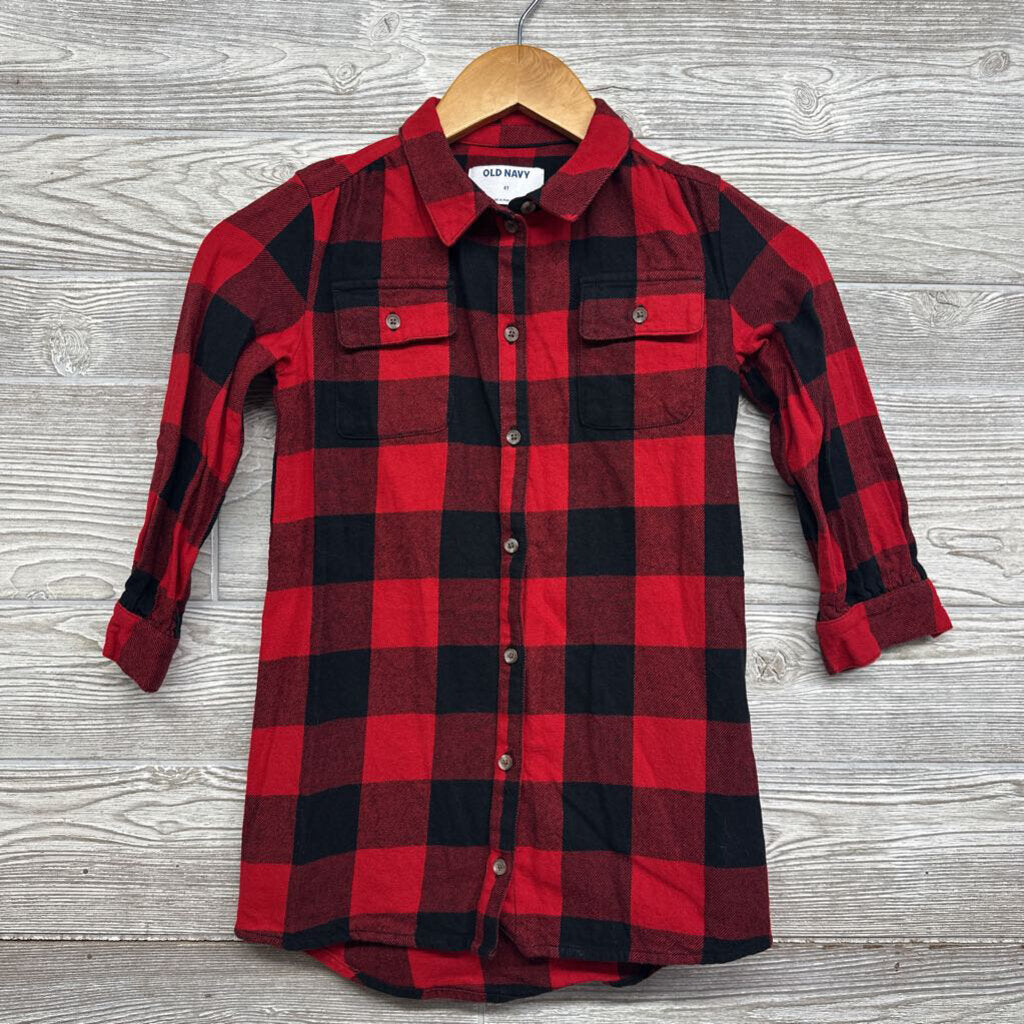 Buffalo Plaid Button Up Dress 6