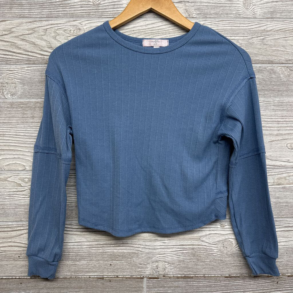 Ribbed LS Shirt V Back 6