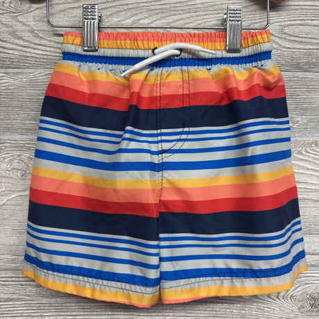 Mickey Mouse Swim Shirt & Trunks Stripes 3t