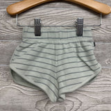 Waffle Knit Shirt Stripes, Rainbow & Shorts 3t