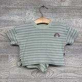 Waffle Knit Shirt Stripes, Rainbow & Shorts 3t