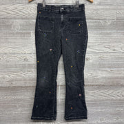 Flare Jeans Embroidered Flowers 12
