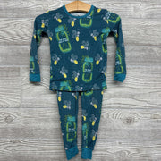 2 Pc Bamboo PJs Fireflies 12M