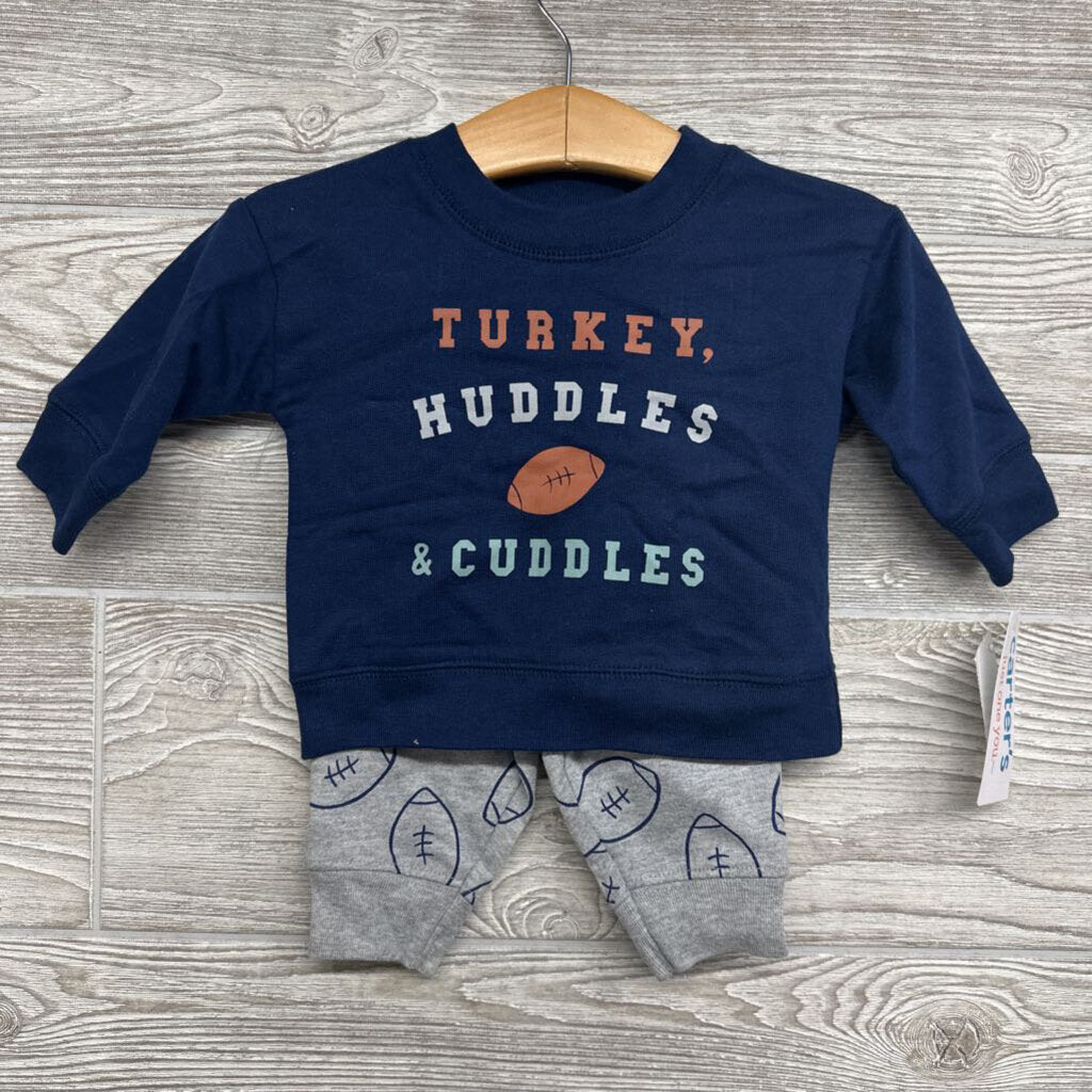 NEW Crewneck Turkey, Huddles & Cuddles & Sweatpants 3m