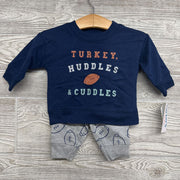 NEW Crewneck Turkey, Huddles & Cuddles & Sweatpants 3m