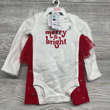 NEW Bodysuit & Tutu Leggings Merry & Bright nb