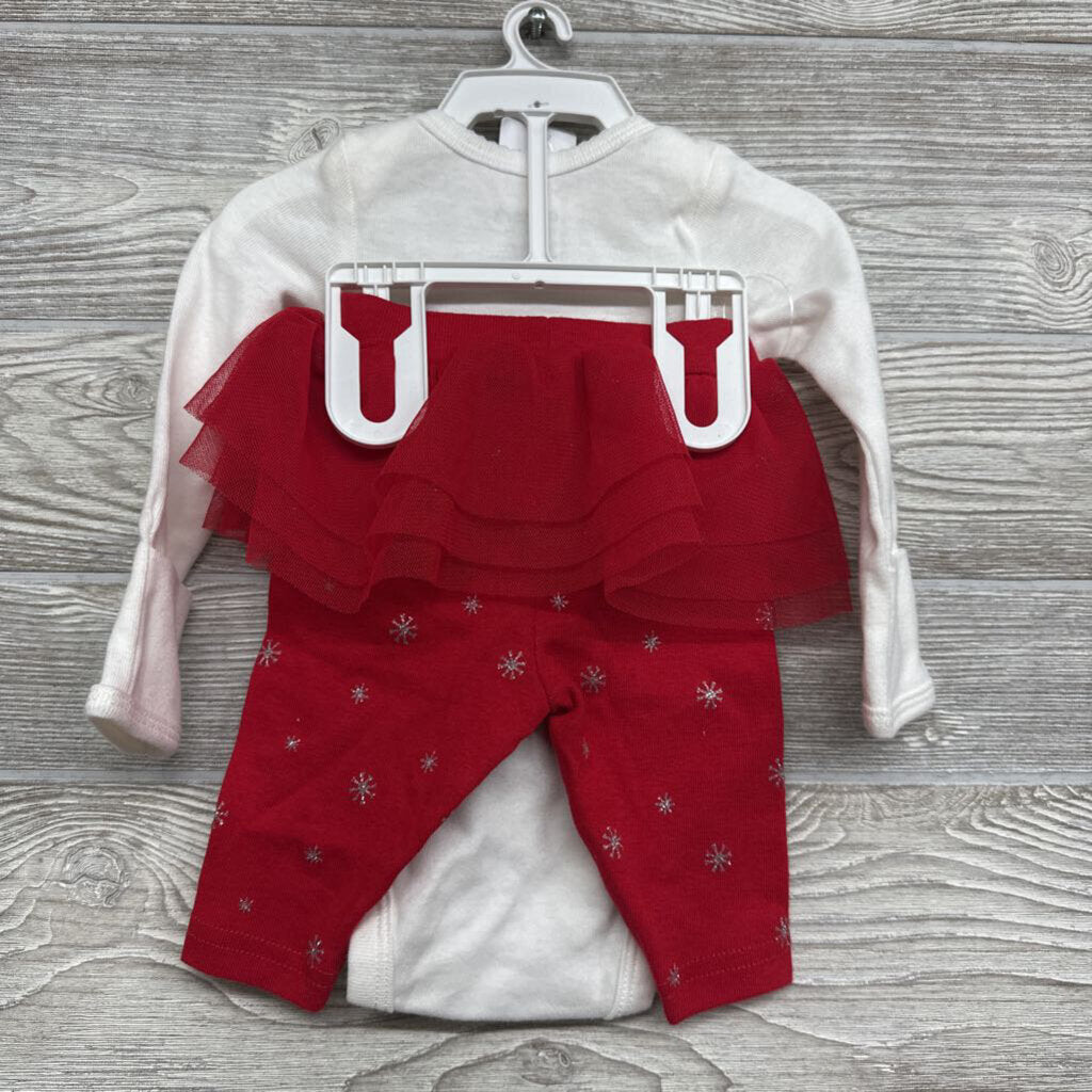 NEW Bodysuit & Tutu Leggings Merry & Bright nb