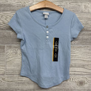 NEW Ribbed Henley Shirt 6-7