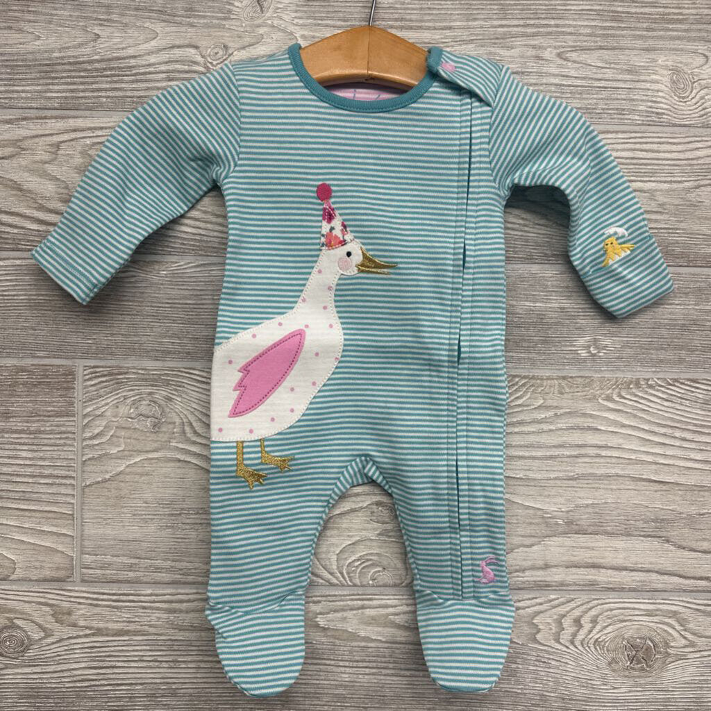 Side Zip Sleeper Stripes Duck nb