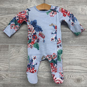 Side Zip Sleeper Stripes Flowers Peter Rabbit nb