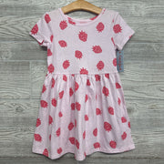 NEW Jersey Dress Strawberries 5t
