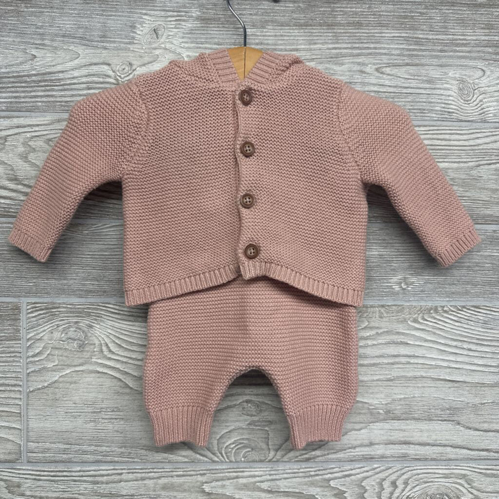 Knit Sweater Jacket & Pants nb