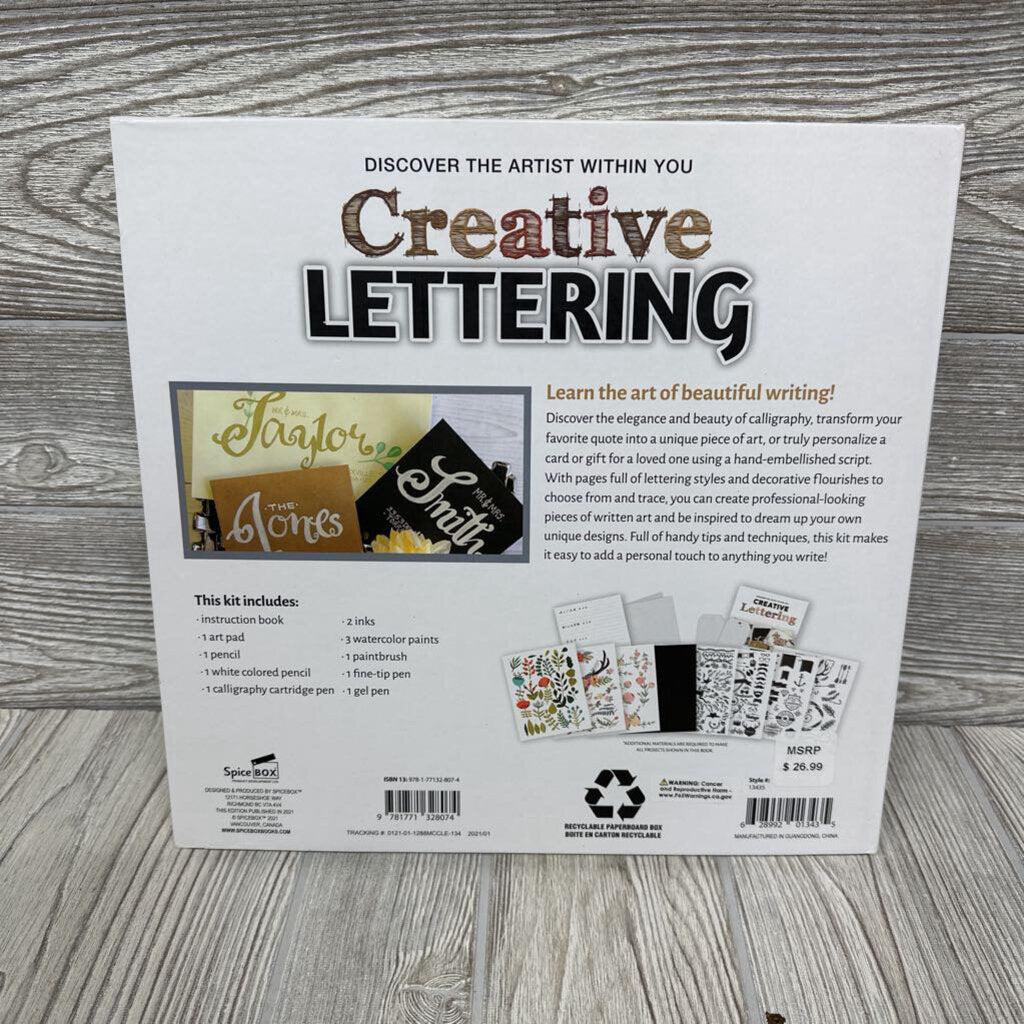 NEW Creative Lettering Set