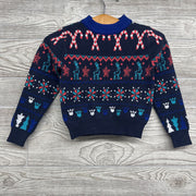 Sweater Nordic Candy Canes Reindeer 6-12m