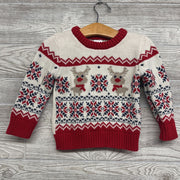 Sweater Nordic Reindeer Snowflakes 2t