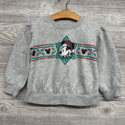 Crewneck Minnie Mouse Snowflakes 3t