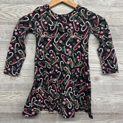 LS Dress Candy Canes Holly 5t