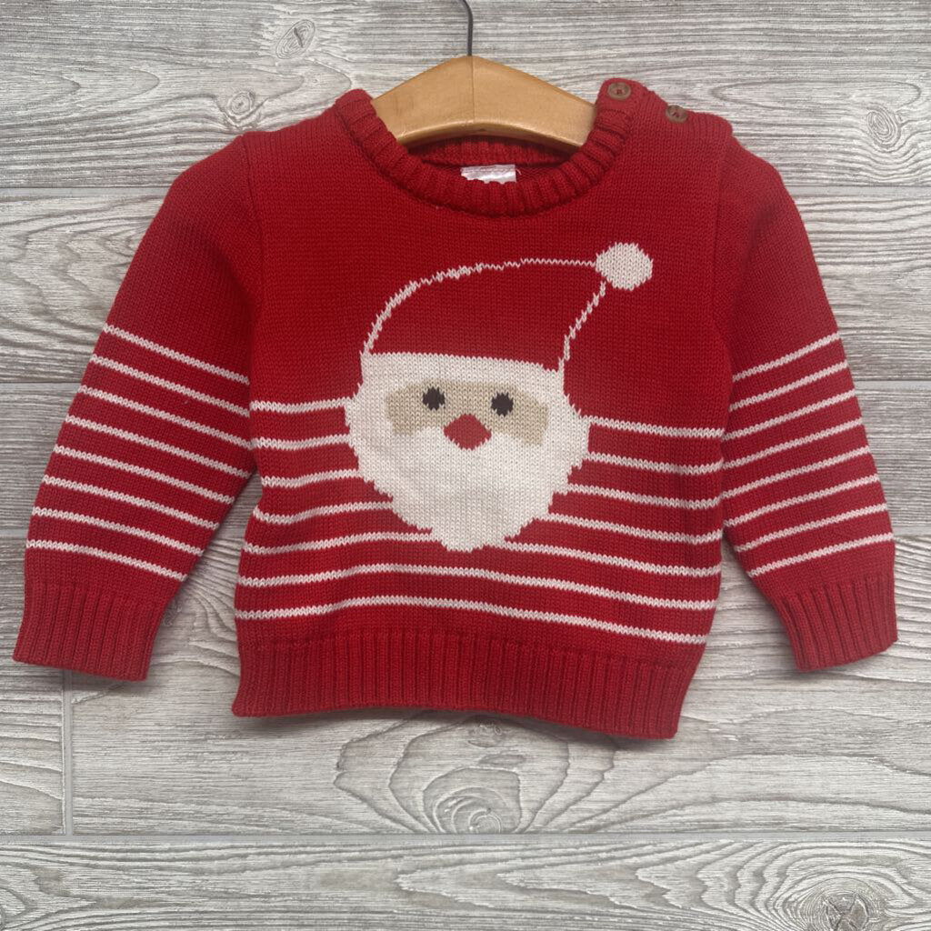 Sweater Santa Stripes 18m