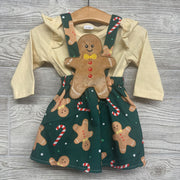 LS Bodysuit & Gingerbread Jumper Candy Canes 6-9m