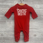 LS Coverall Santa's Bestie 3-6m