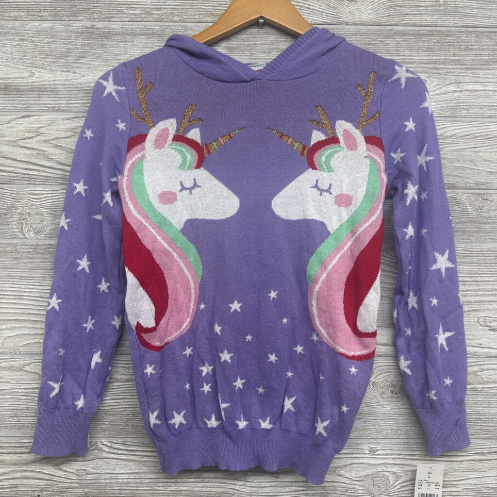 NEW Reindeer Unicorn Sweater W/ Hood 12