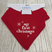 NEW Bandana Bib My First Christmas