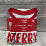 NEW 2 Pc LS PJs Merry & Bright Buffalo Plaid 8-10