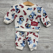 Plush Crewneck Merry Everything Candy Canes 3-6m